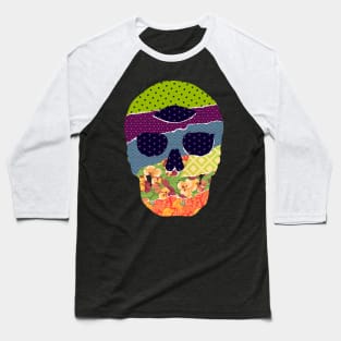 Skull of Patterns by Laprisamata Baseball T-Shirt